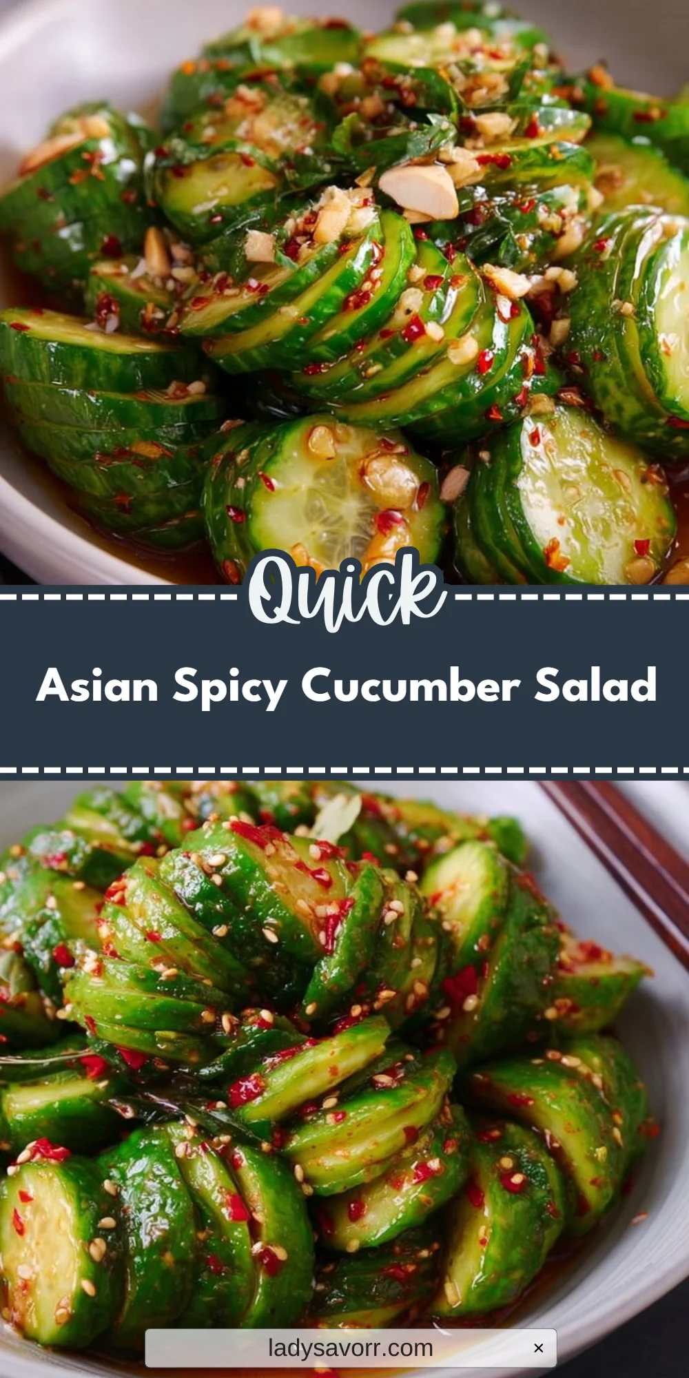 Asian Spicy Cucumber Salad