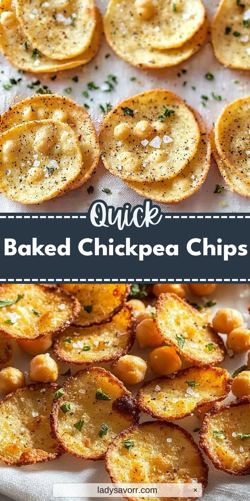 Baked Chickpea Chips