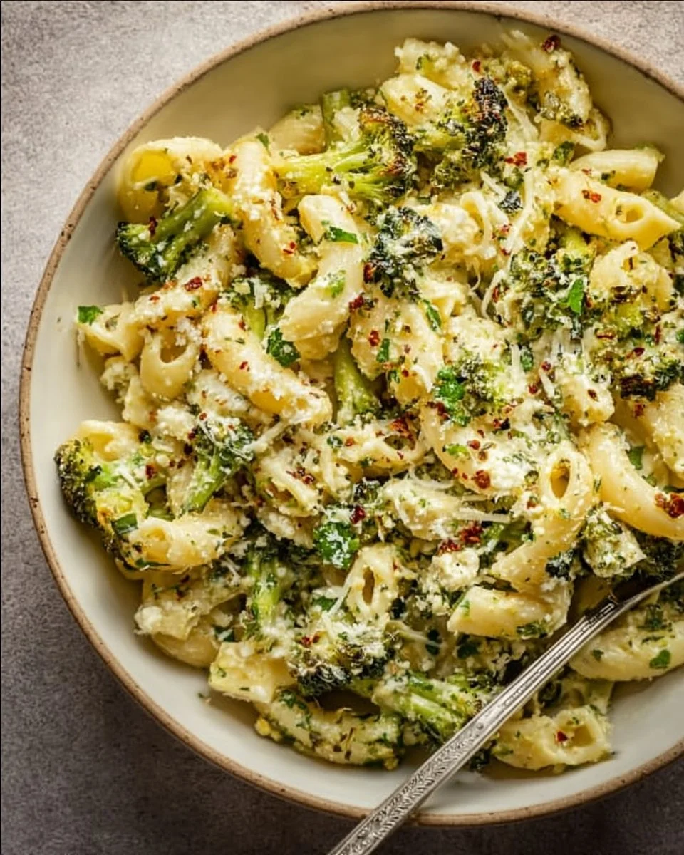 Baked Feta and Broccoli Pasta