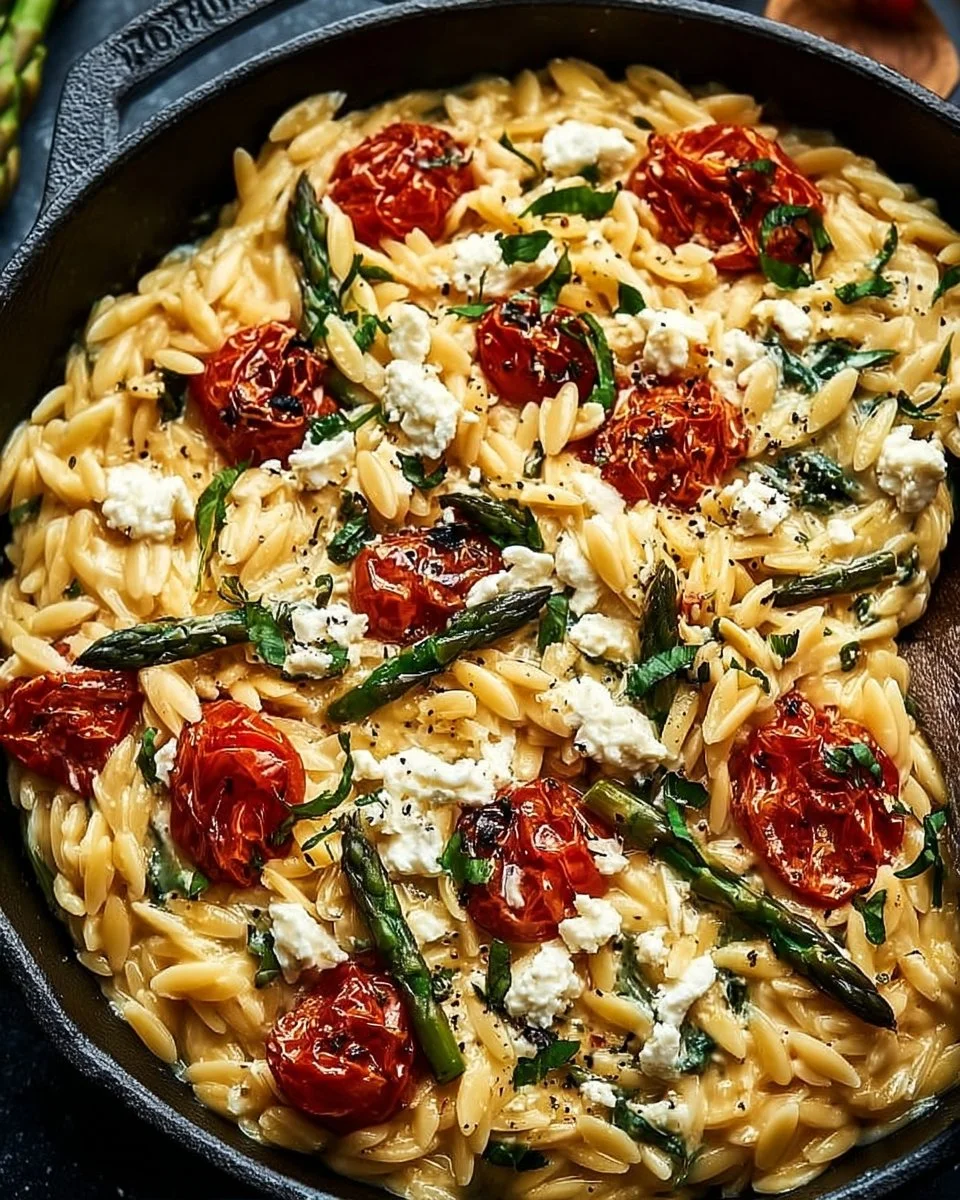 Baked Feta Orzo
