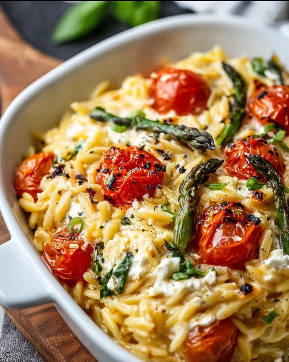 Baked Feta Orzo