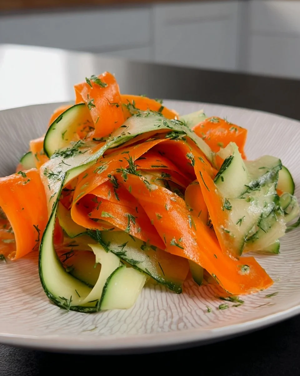 Carrot & Cucumber Ribbon Salad