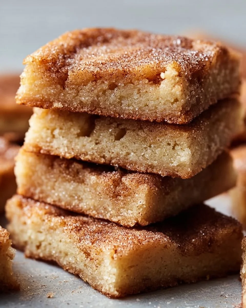 Cinnamon Sugar Blondies