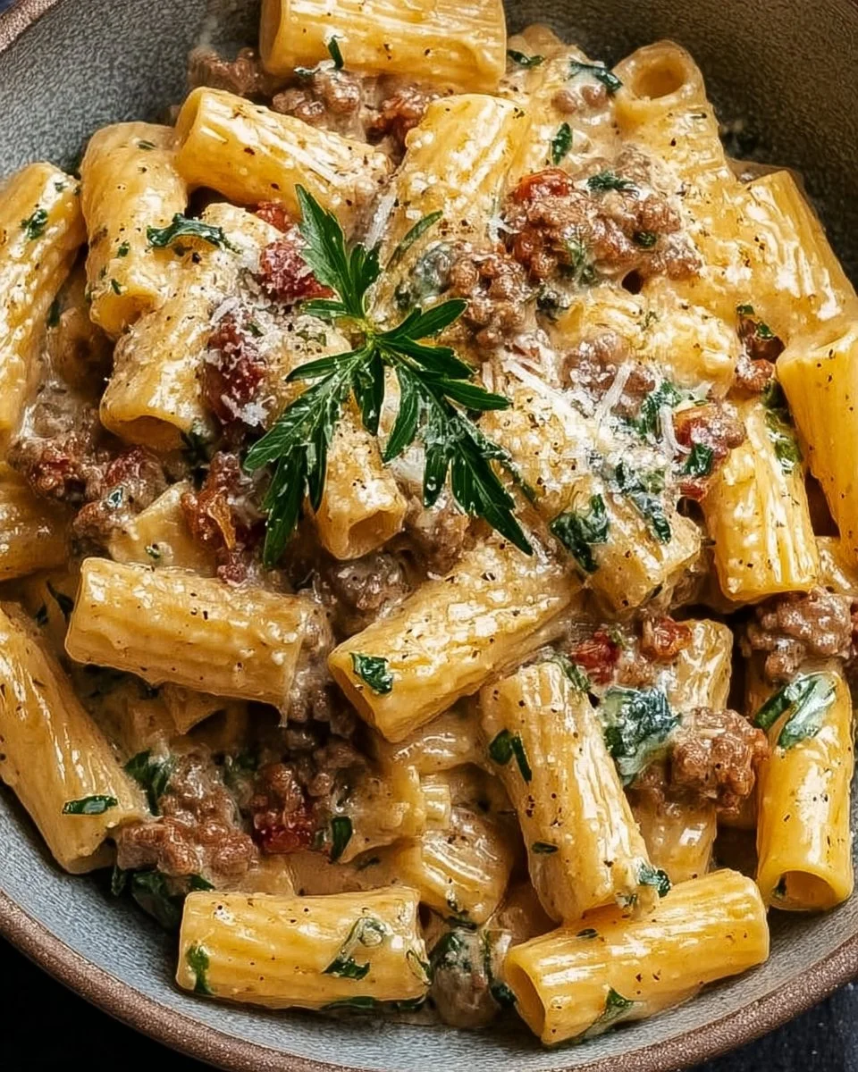 Creamy Italian Sausage Rigatoni