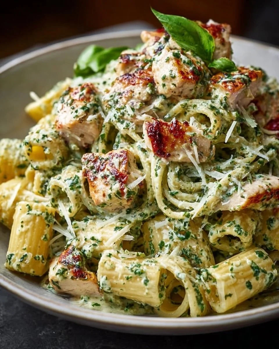Creamy Pesto Chicken Pasta