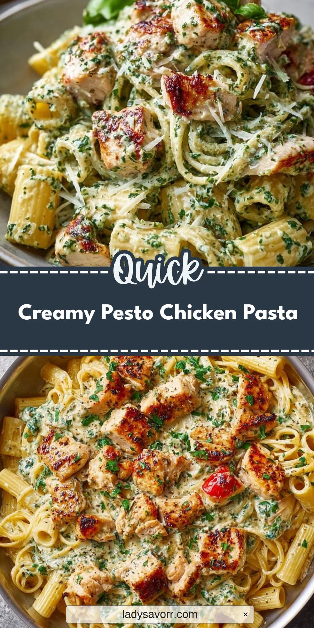 Creamy Pesto Chicken Pasta