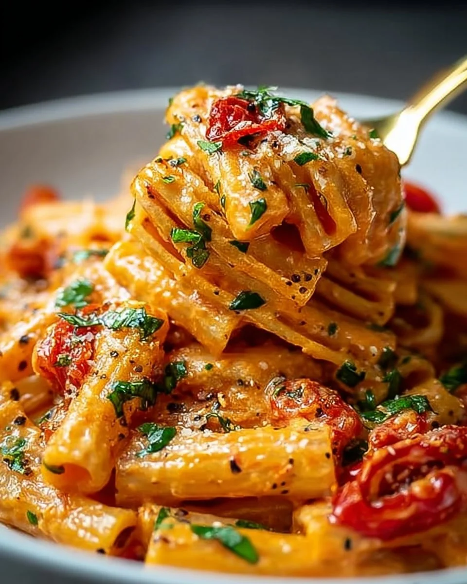 Creamy Tomato Garlic Pasta
