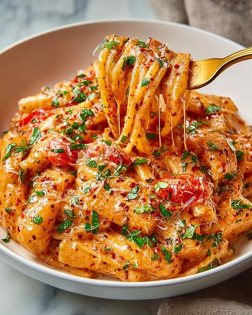 Creamy Tomato Garlic Pasta