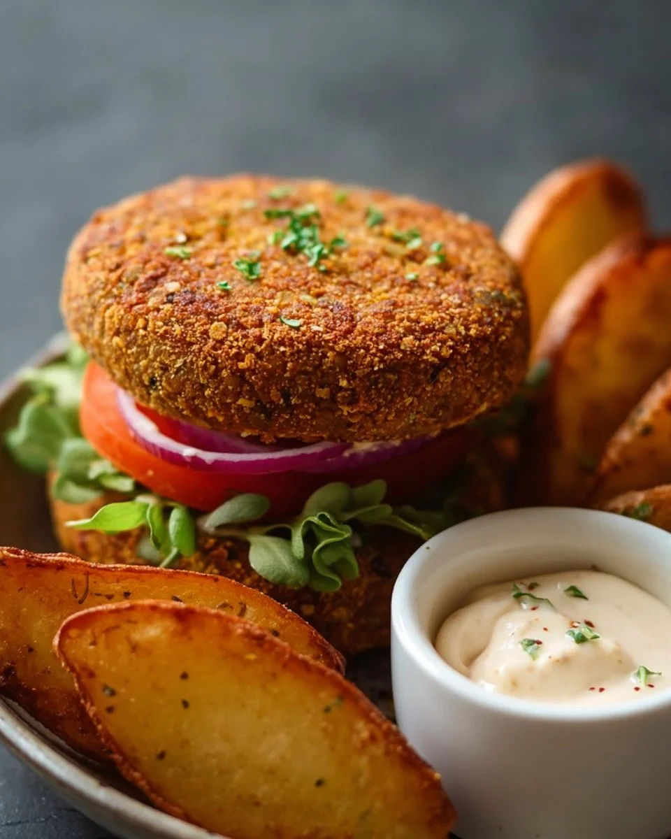 Easy 6-Ingredient Lentil Burgers