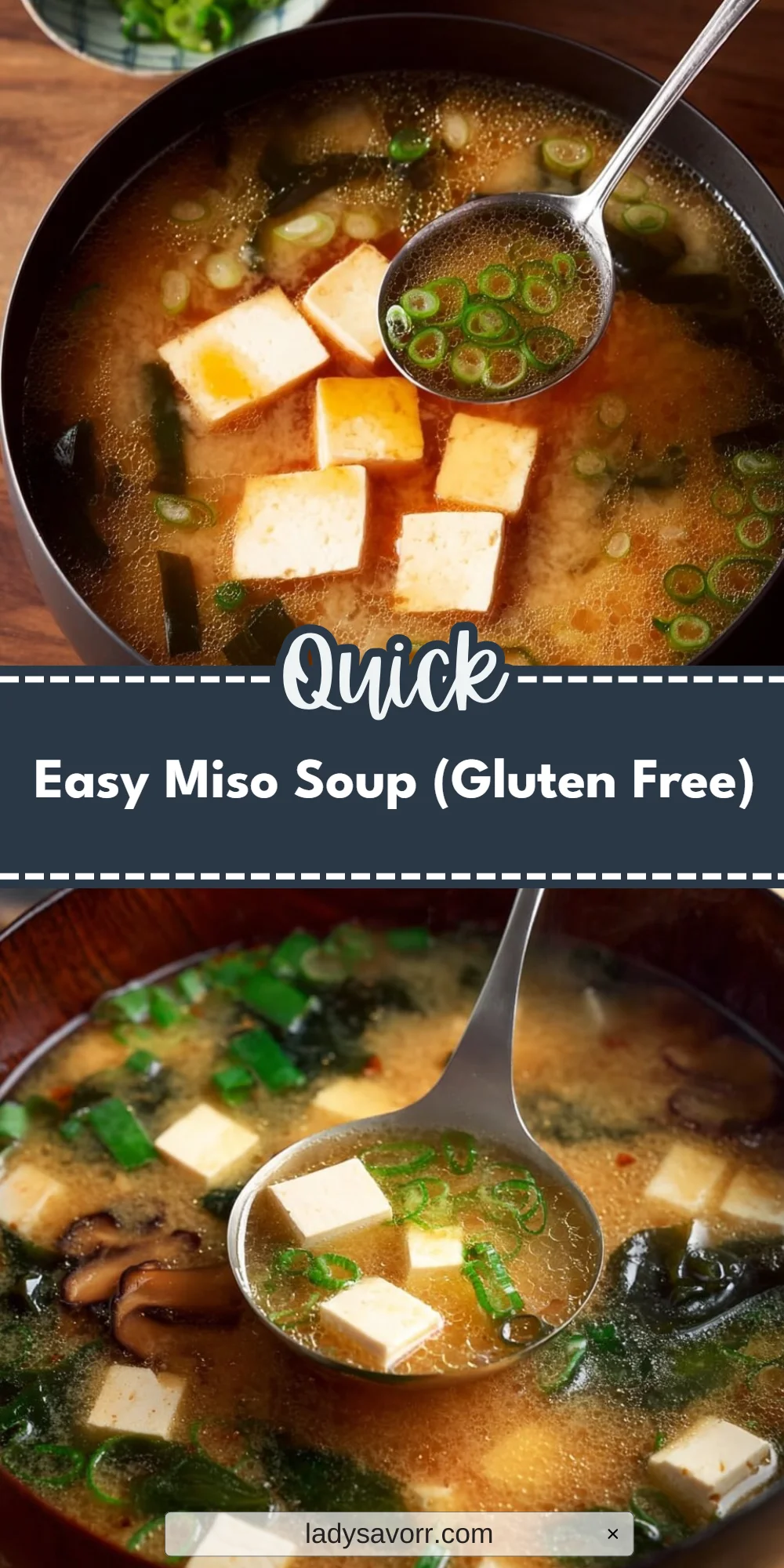 Easy Miso Soup (Gluten Free)