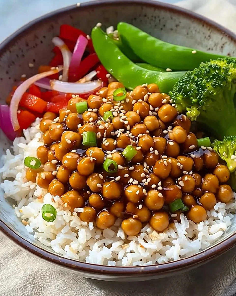 General Tso's Chickpeas