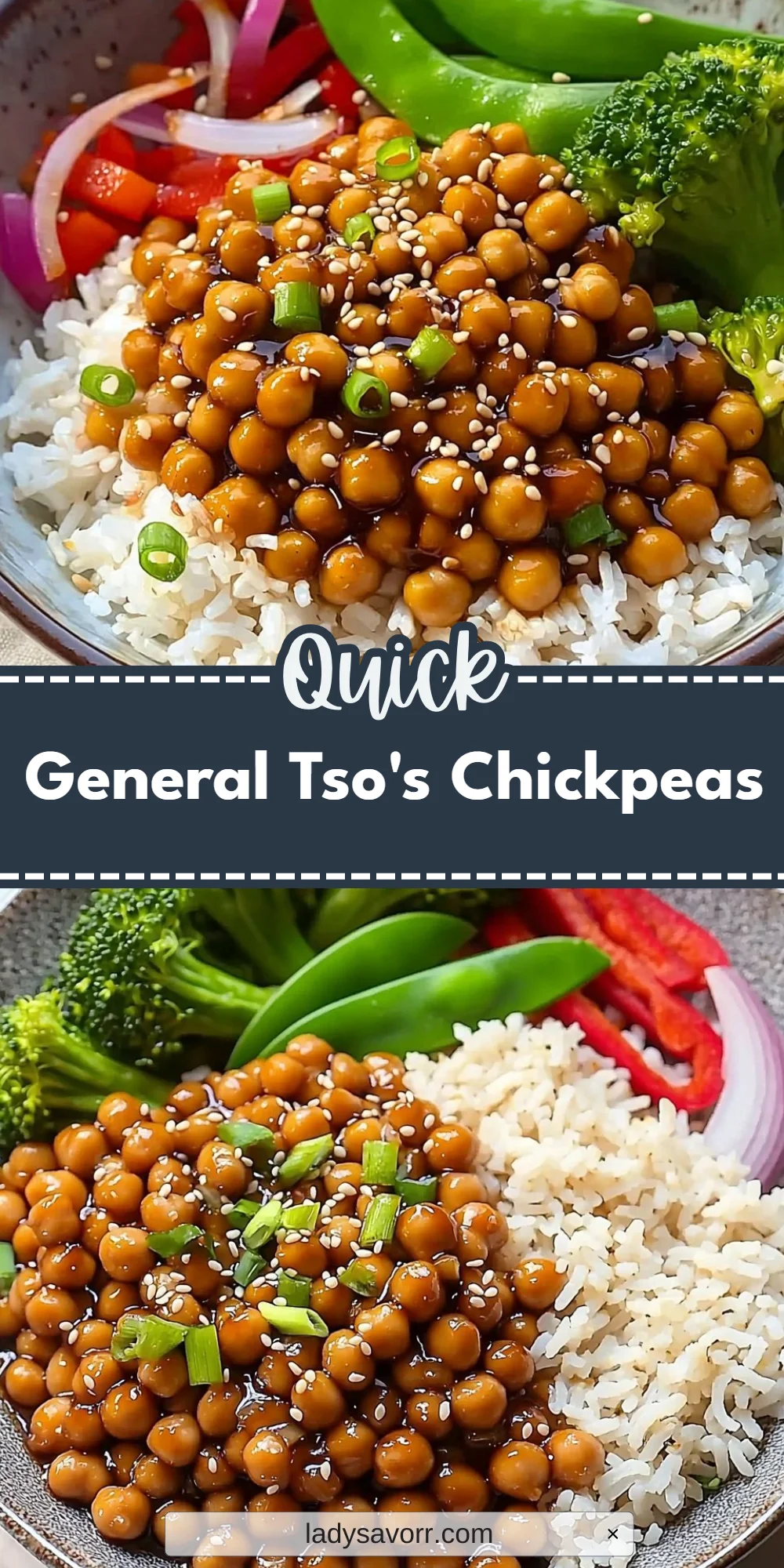 General Tso's Chickpeas