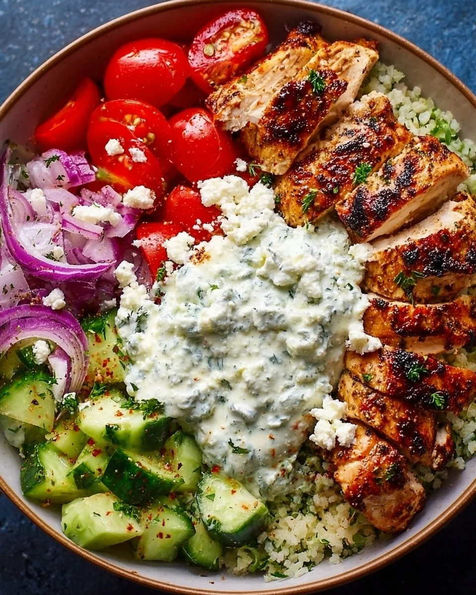 Greek Chicken Bowls