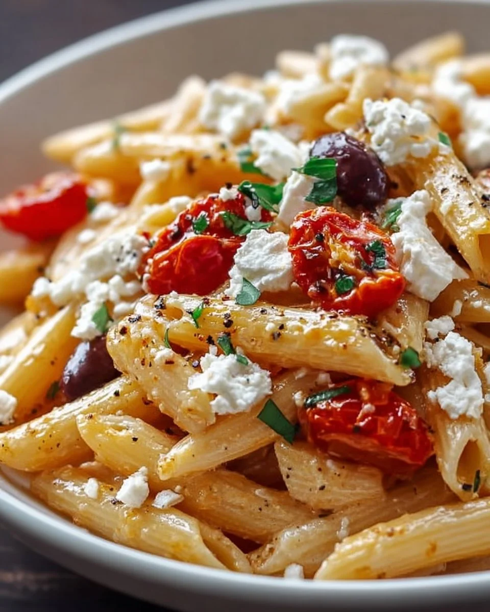 Greek Pasta with Feta