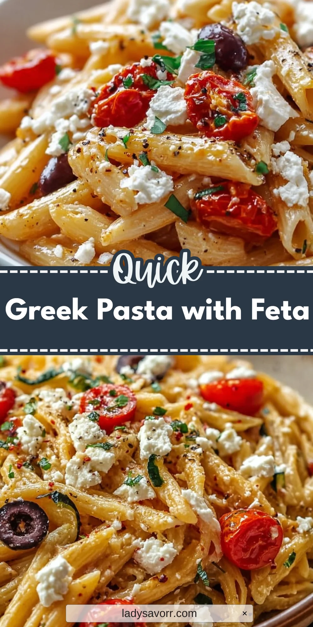 Greek Pasta with Feta