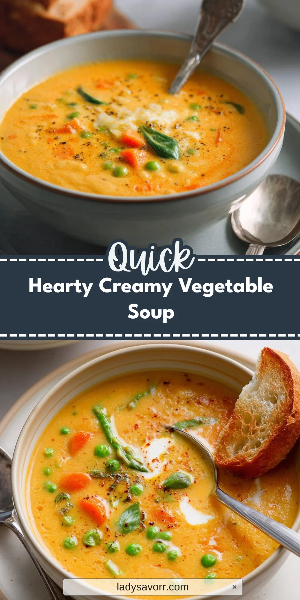 Hearty Creamy Vegetable Soup