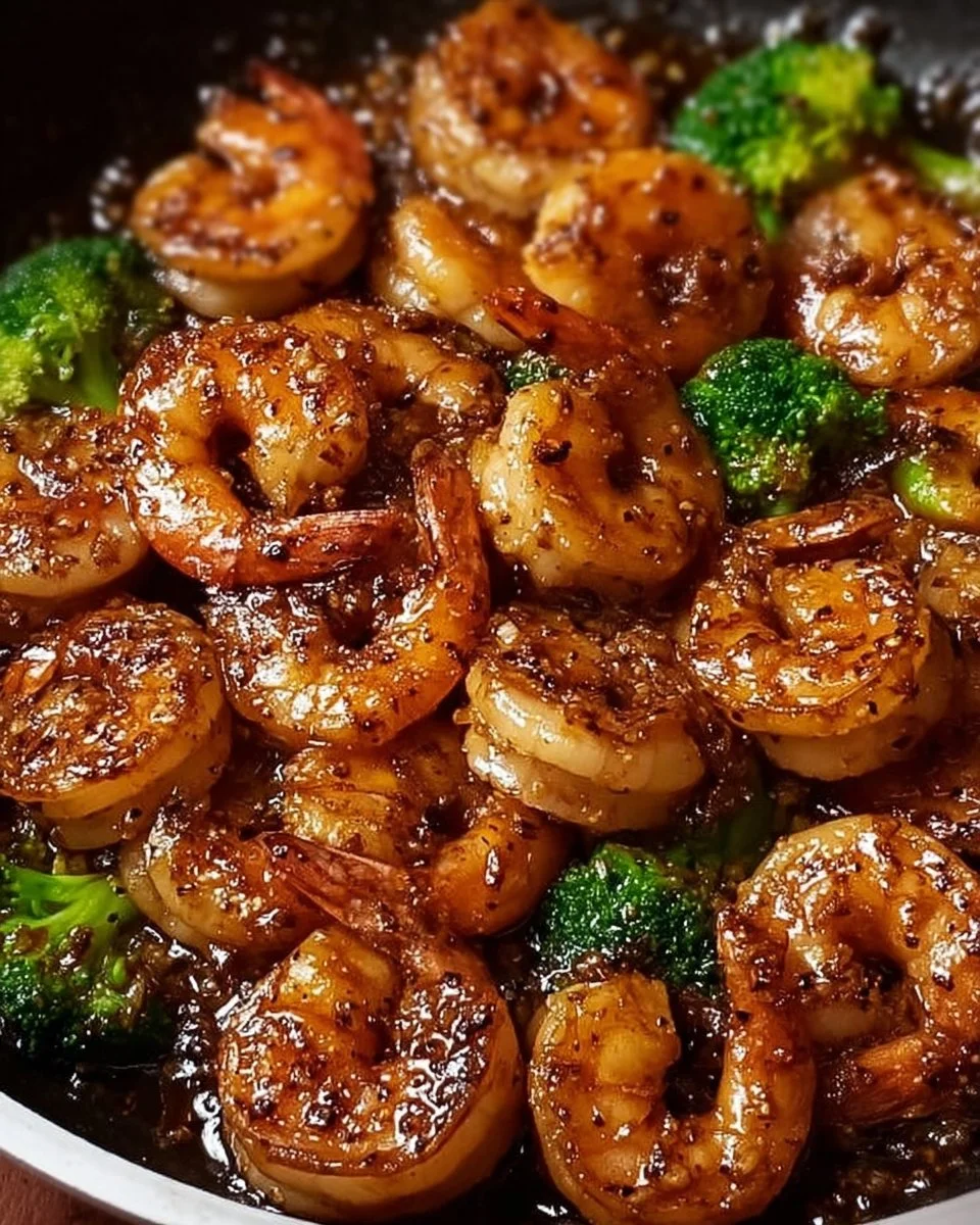 High-Protein Honey Garlic Shrimp
