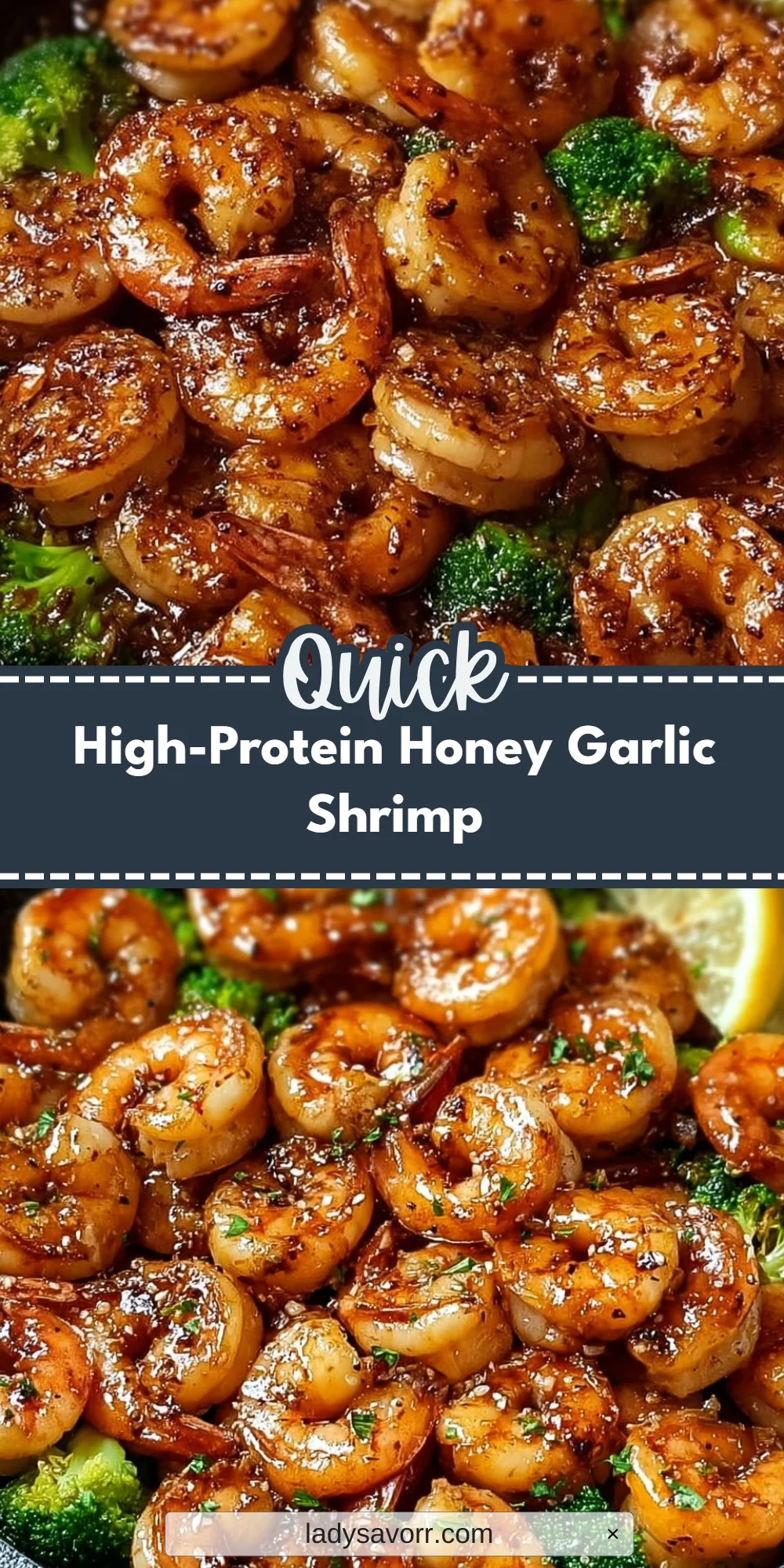 High-Protein Honey Garlic Shrimp