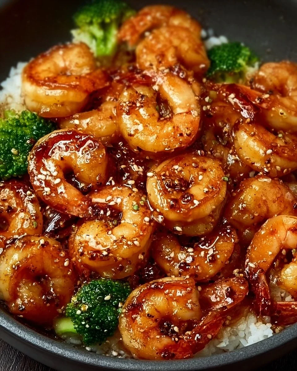 High-Protein Honey Garlic Shrimp