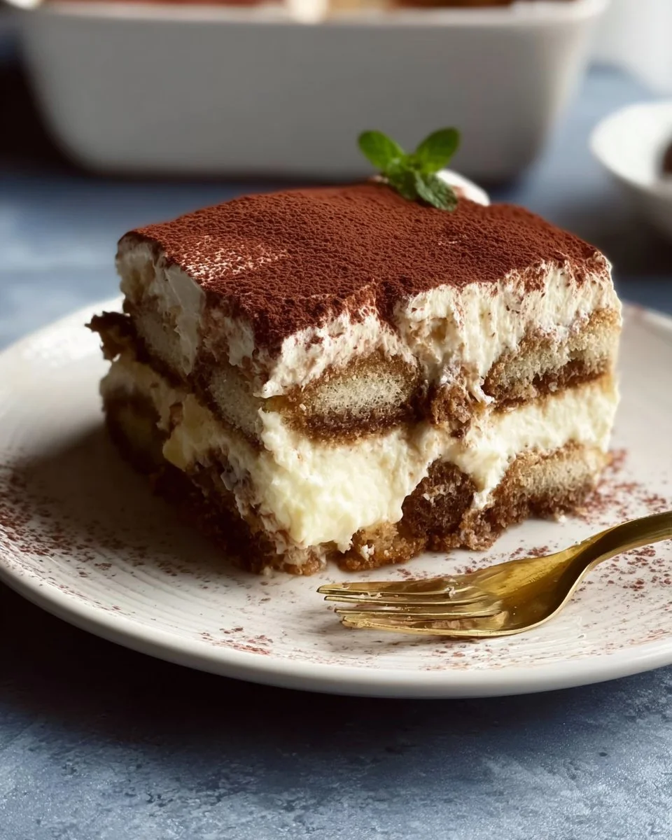 Homemade Authentic Italian Tiramisu