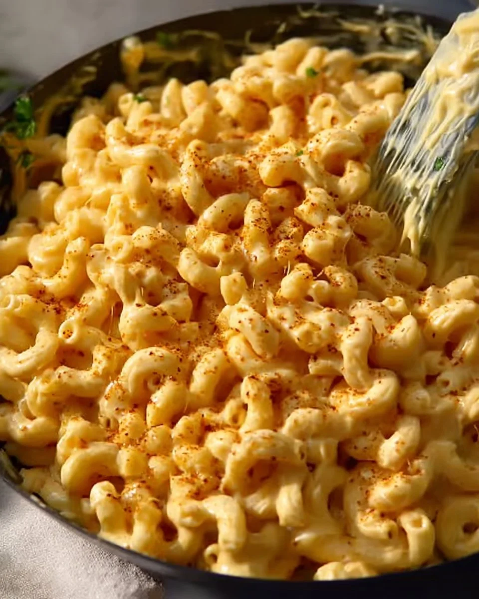 One Pot Creamy Mac and Cheese (Stovetop)