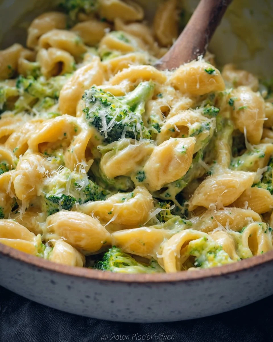 One Pot Healthy Broccoli Mac and Cheese