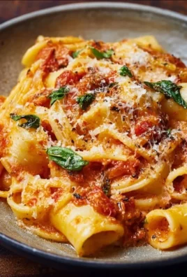 Delicious Pasta alla Sorrentina topped with melted cheese and fresh basil.