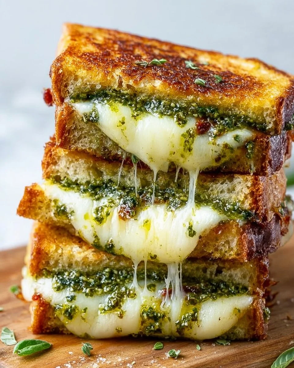 Pesto Grilled Cheese