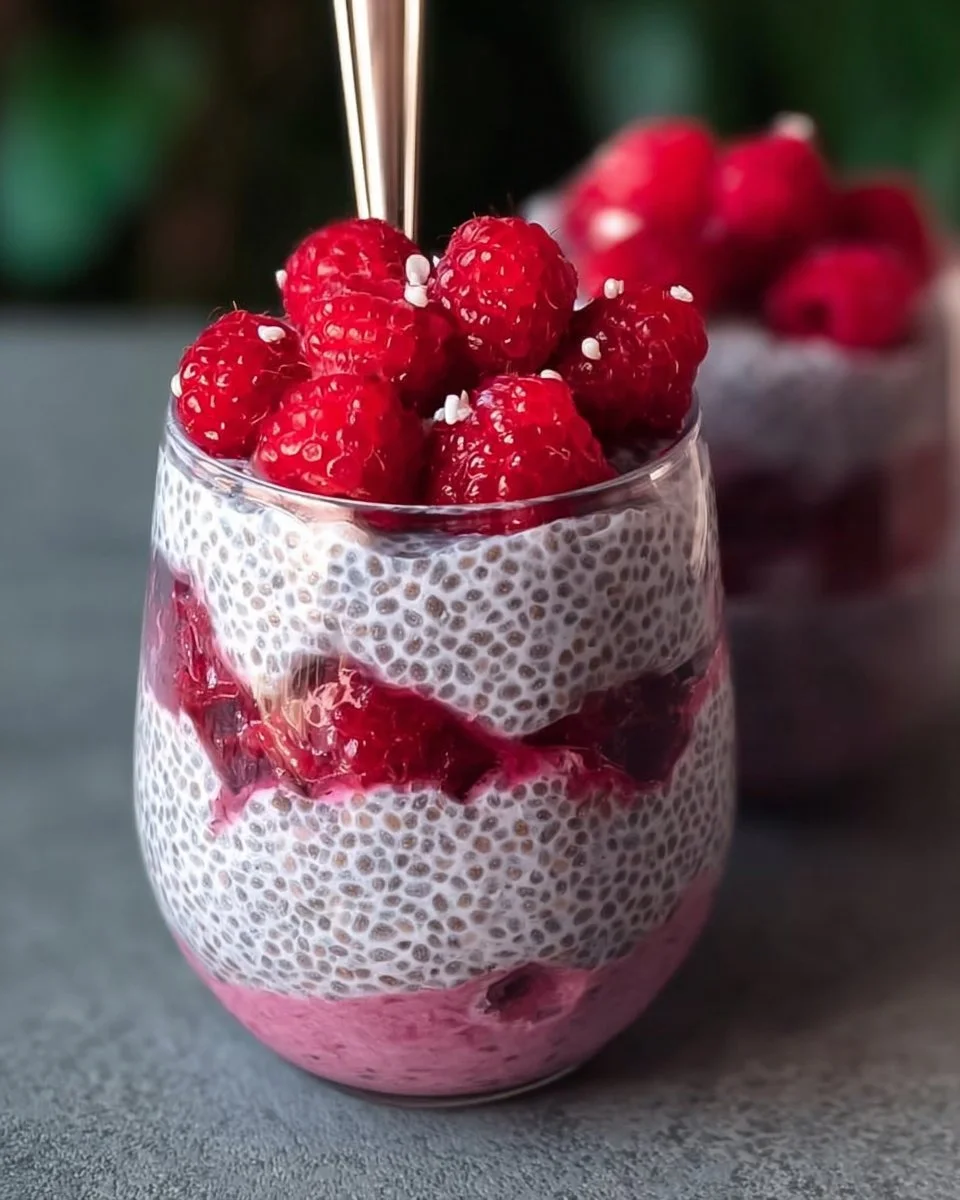 Raspberry Chia Pudding