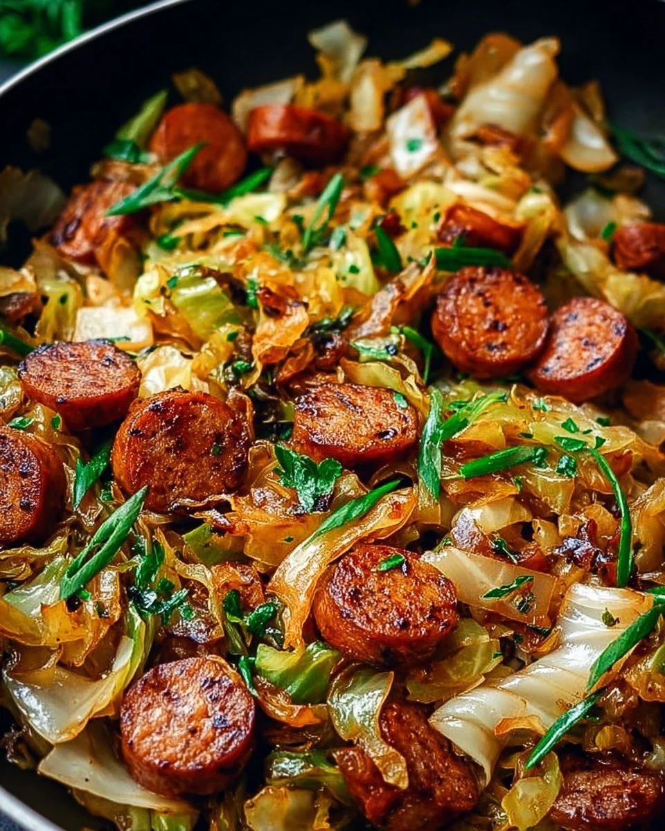 Sausage and Cabbage Stir Fry