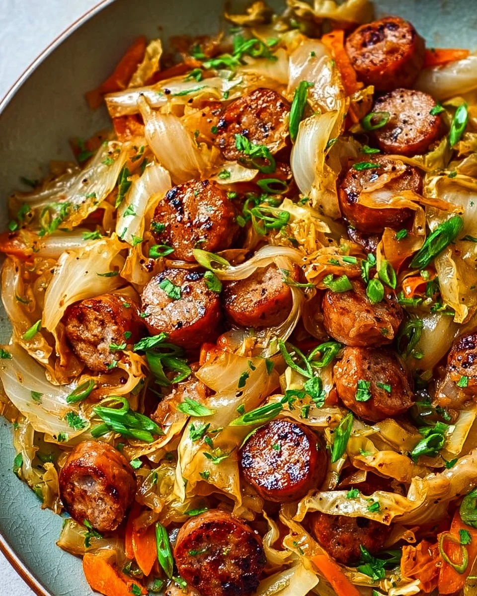 Sausage and Cabbage Stir Fry