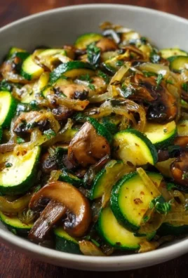Sautéed zucchini, mushrooms, and onions cooked to perfection.