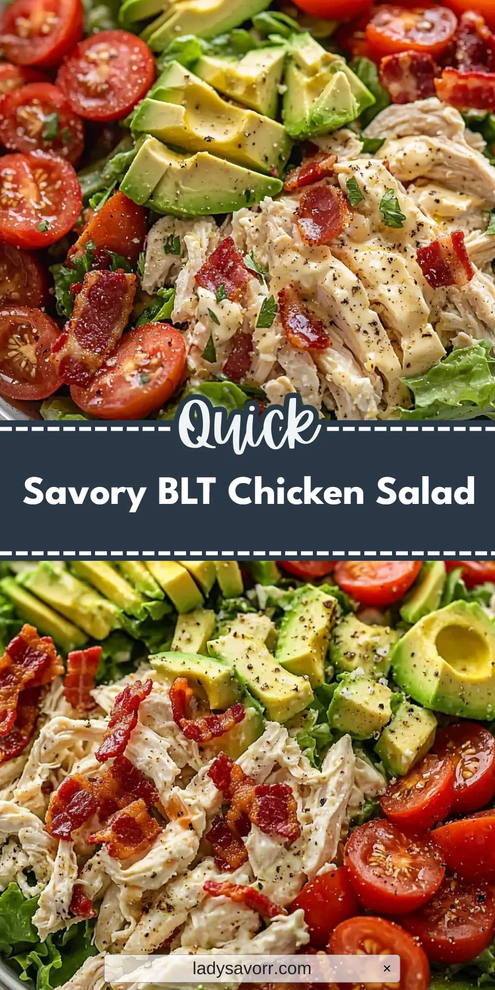 Savory BLT Chicken Salad