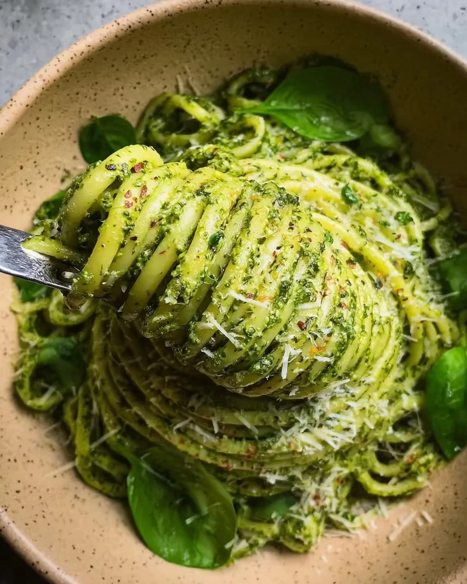 Spinach Pesto Pasta