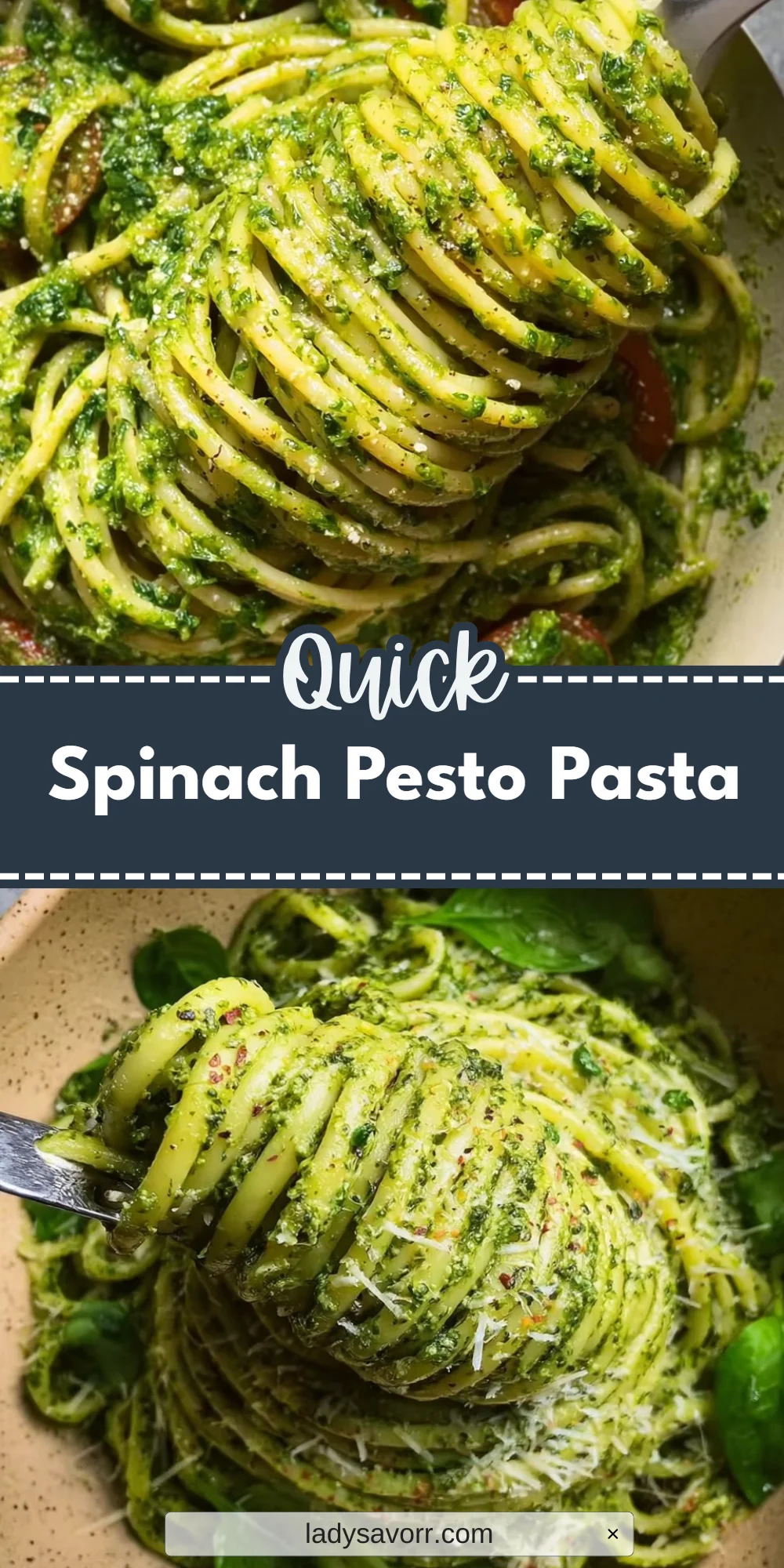 Spinach Pesto Pasta