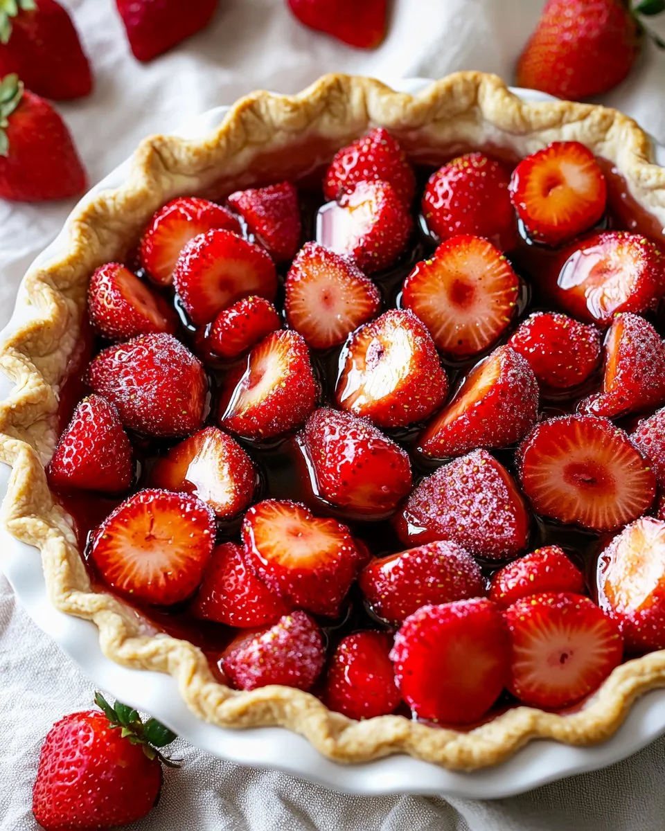 Strawberry Balsamic Pie
