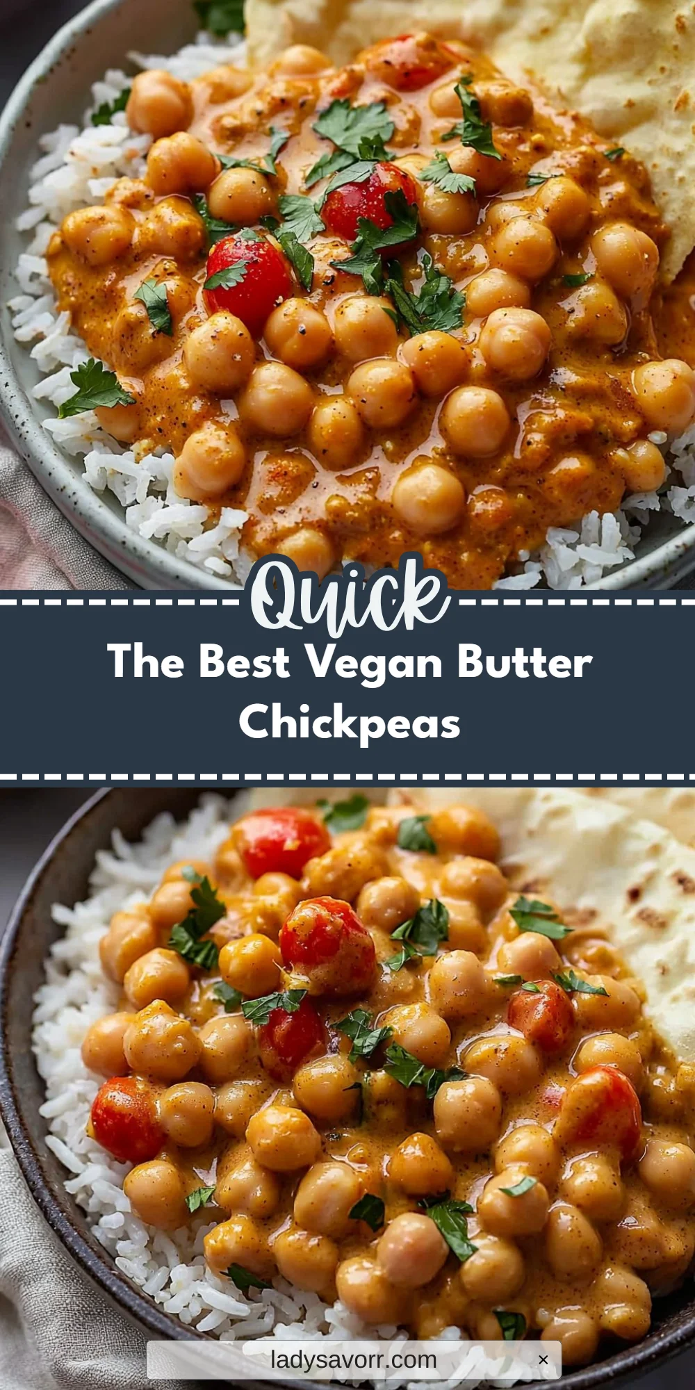 The Best Vegan Butter Chickpeas
