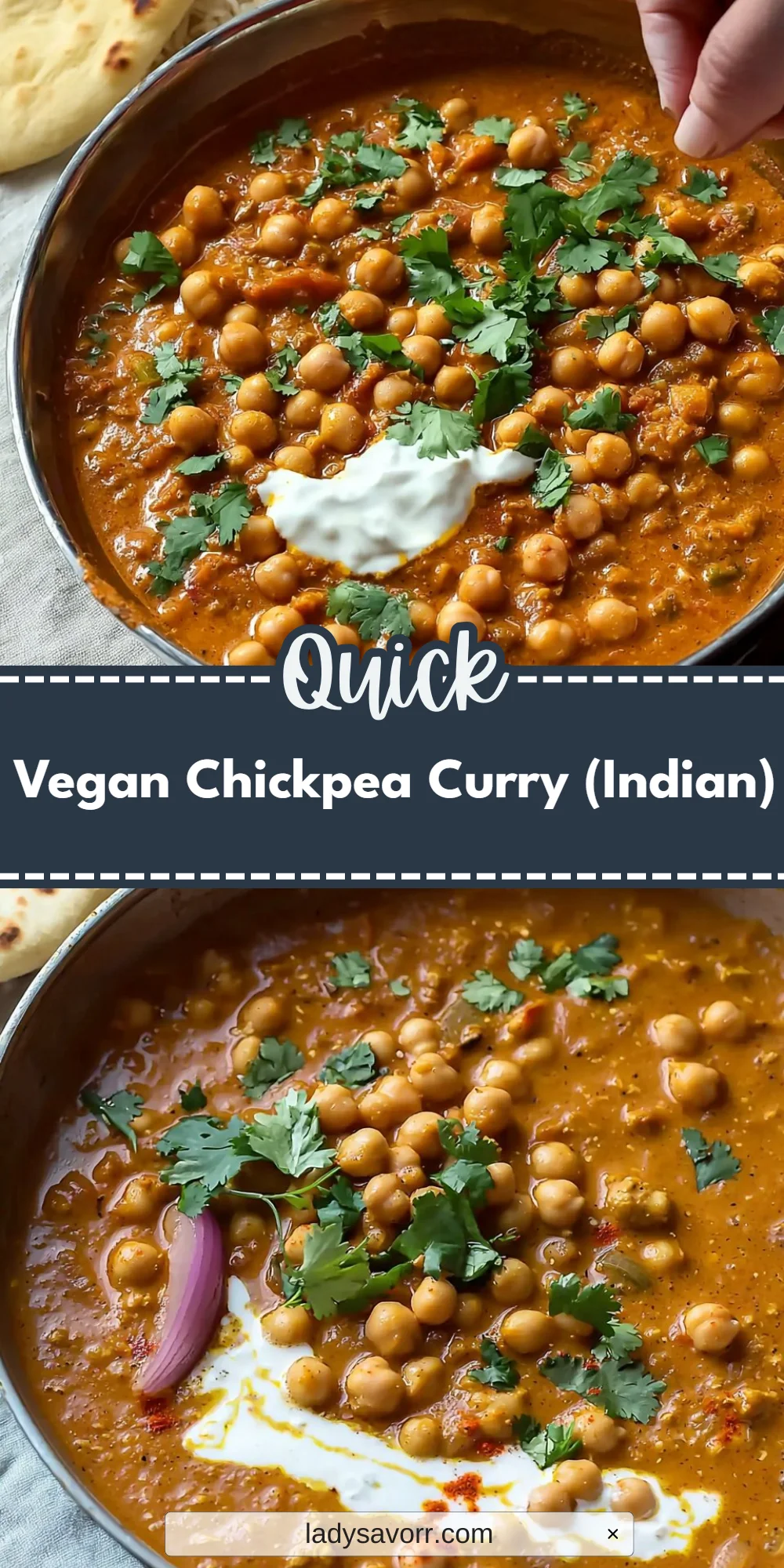Vegan Chickpea Curry (Indian)