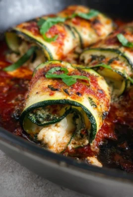 Zucchini Rollatini, a delicious Italian dish with fresh zucchini and savory filling.
