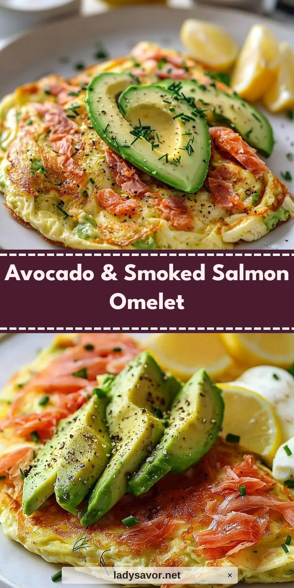 Avocado & Smoked Salmon Omelet
