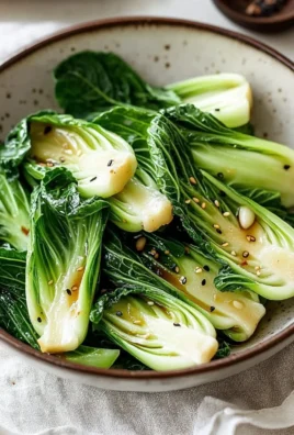 Stir-fried Baby Bok Choy with colorful vegetables in a pan