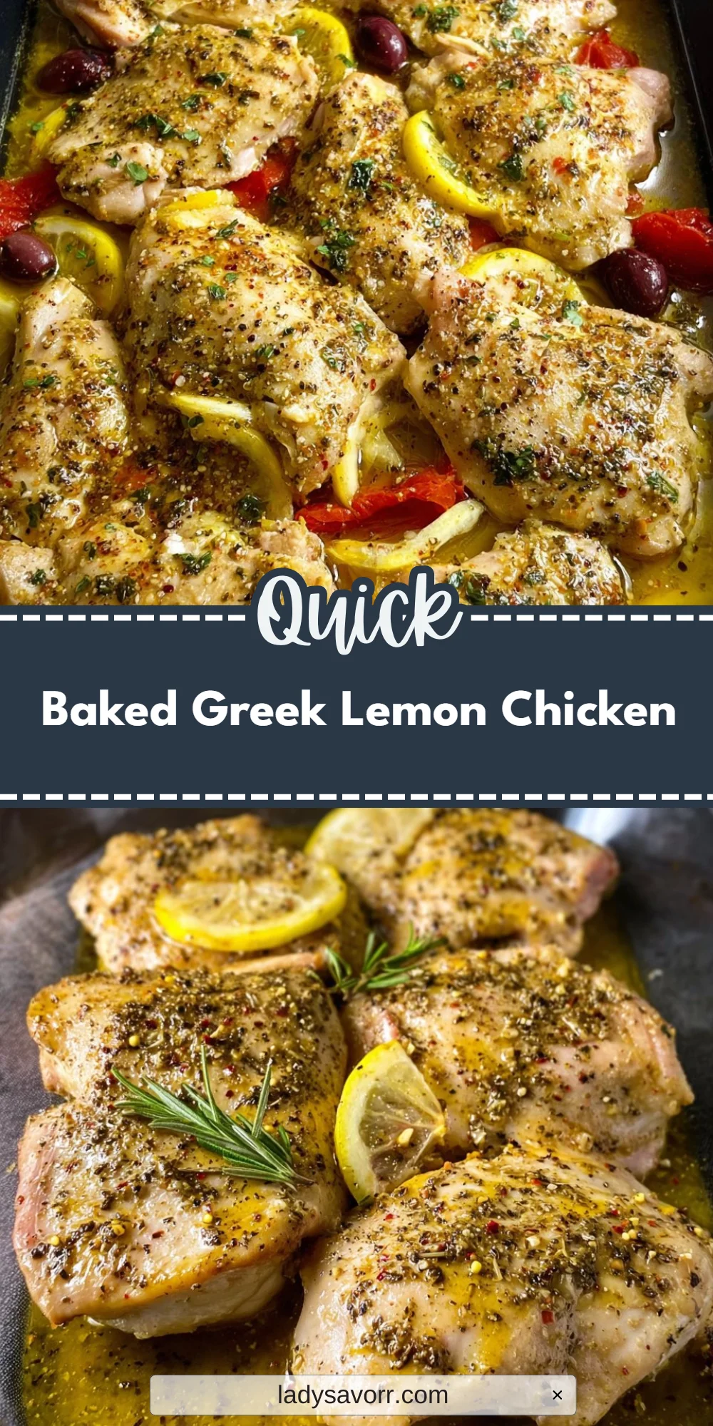 Baked Greek Lemon Chicken