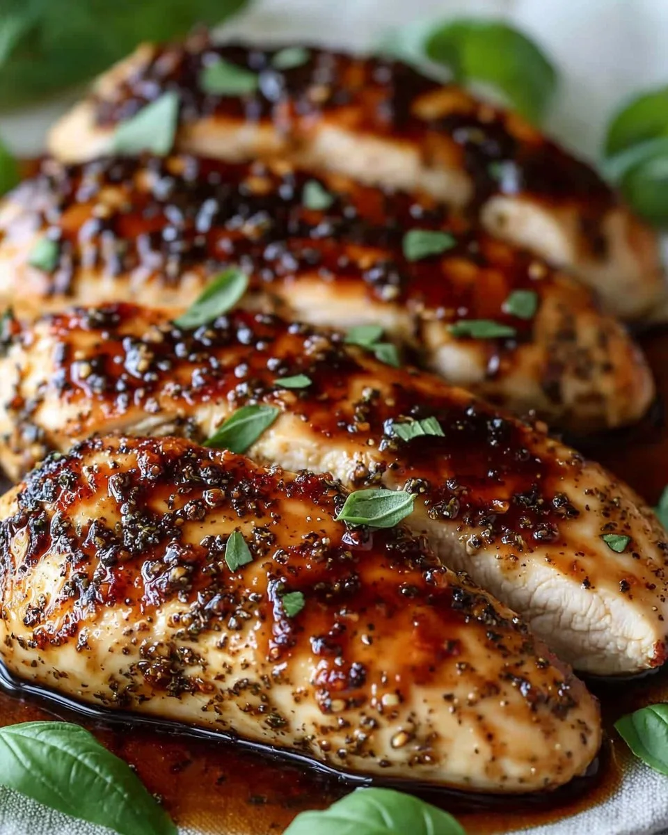 Balsamic Baked Chicken Breast