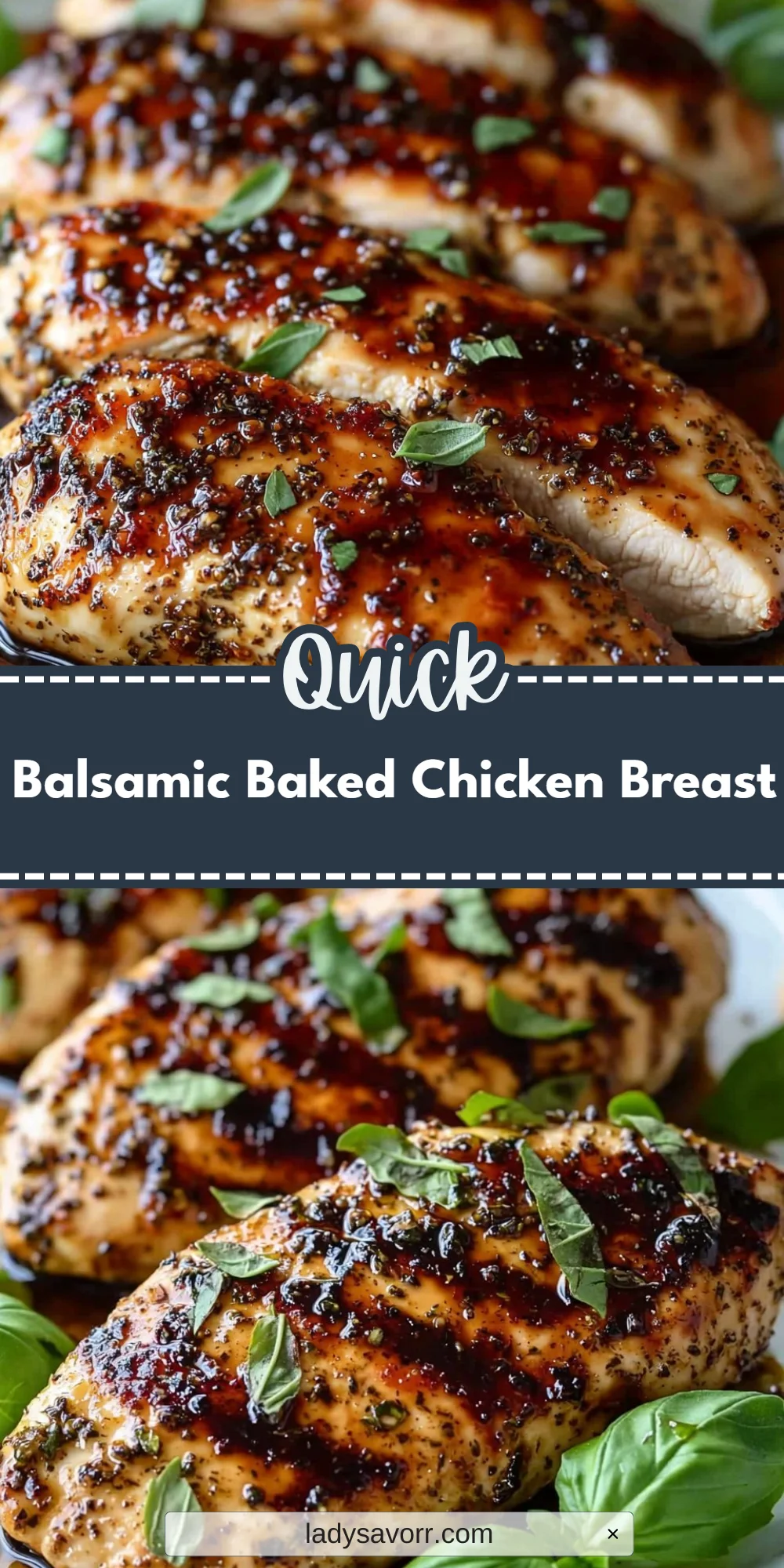 Balsamic Baked Chicken Breast