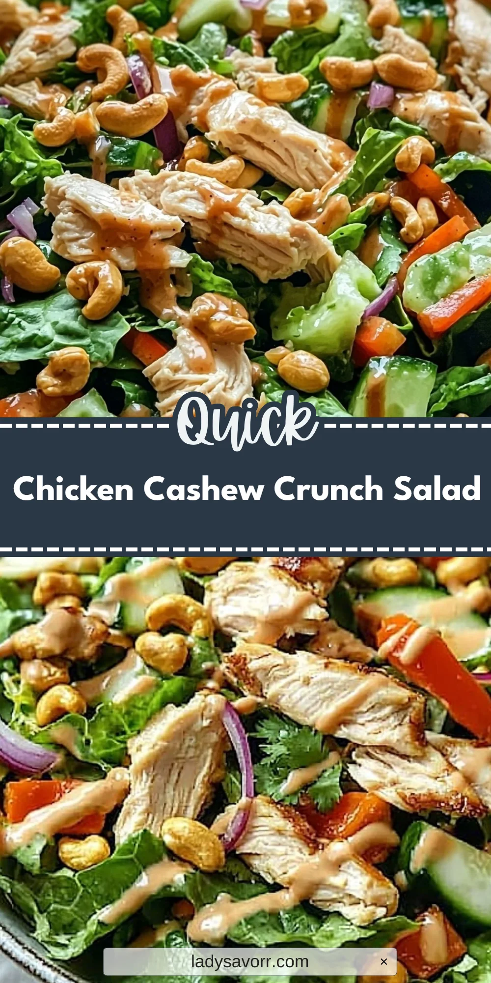 Chicken Cashew Crunch Salad