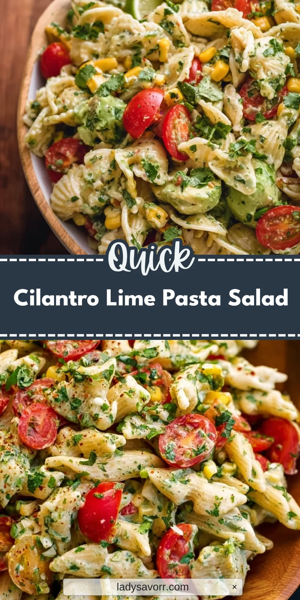 Cilantro Lime Pasta Salad