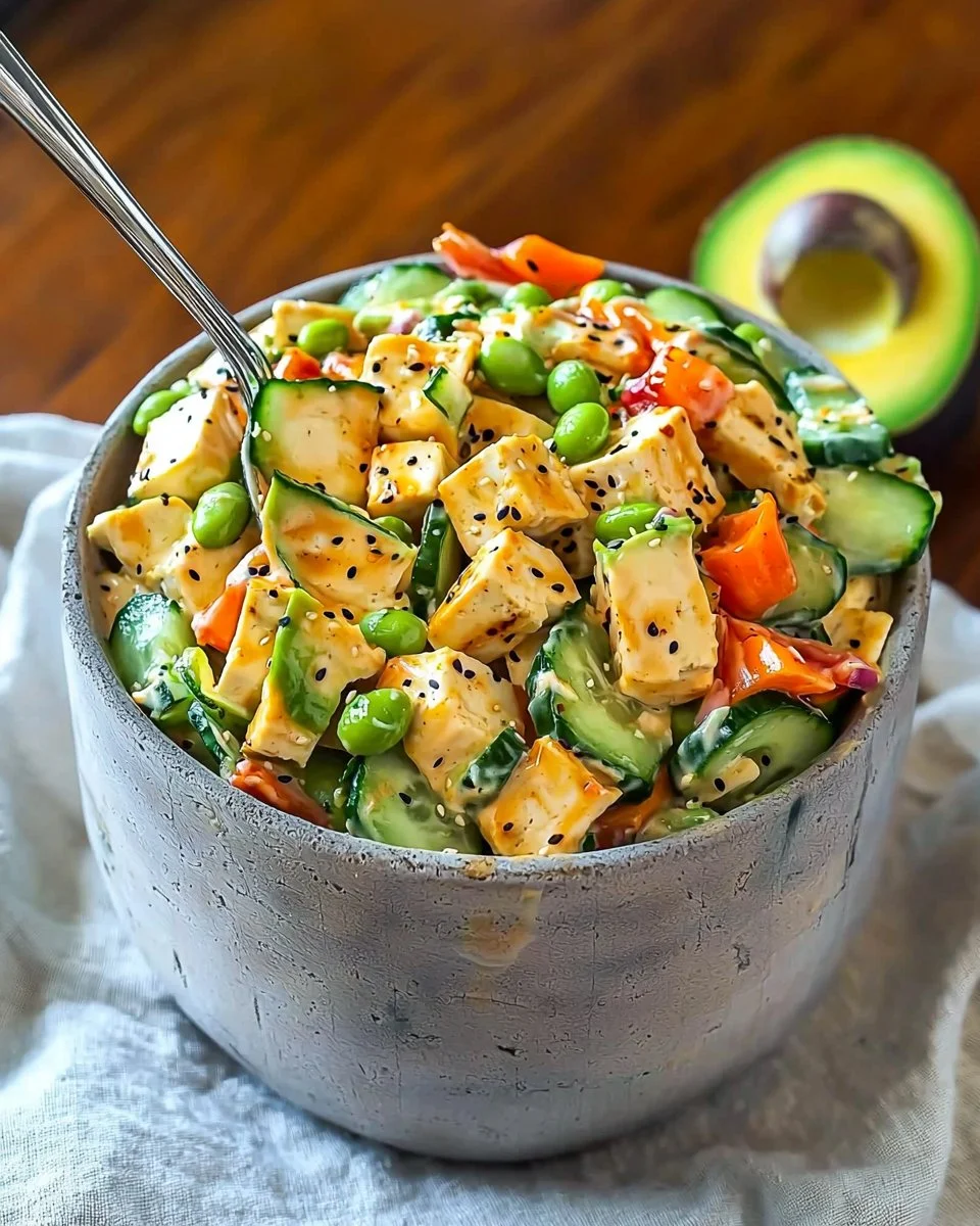 Creamy Asian Cucumber Salad