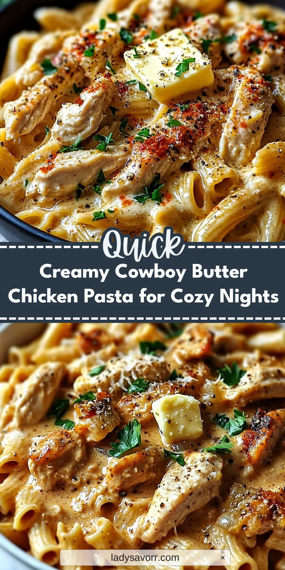 Creamy Cowboy Butter Chicken Pasta for Cozy Nights