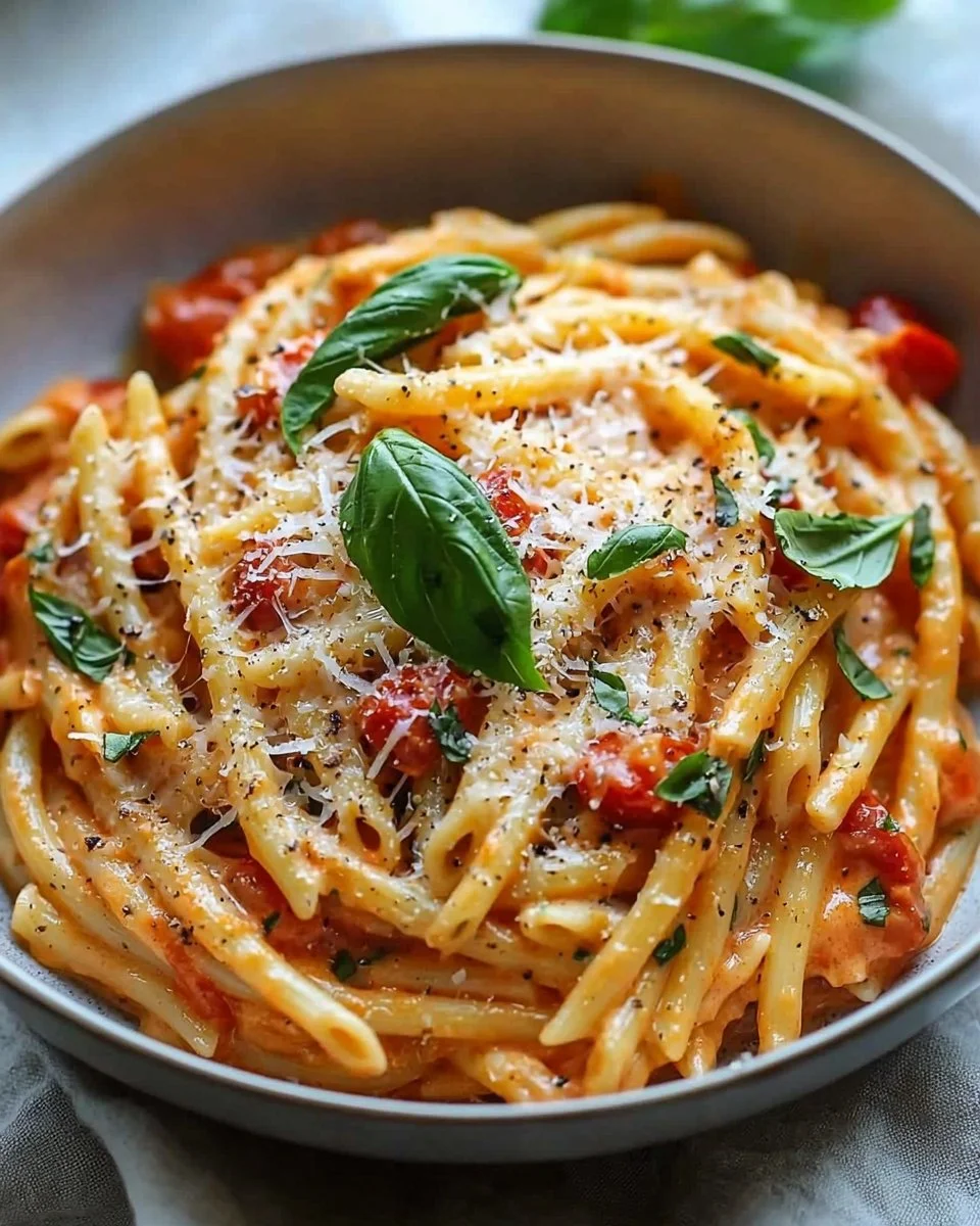 Creamy Tomato Garlic Pasta