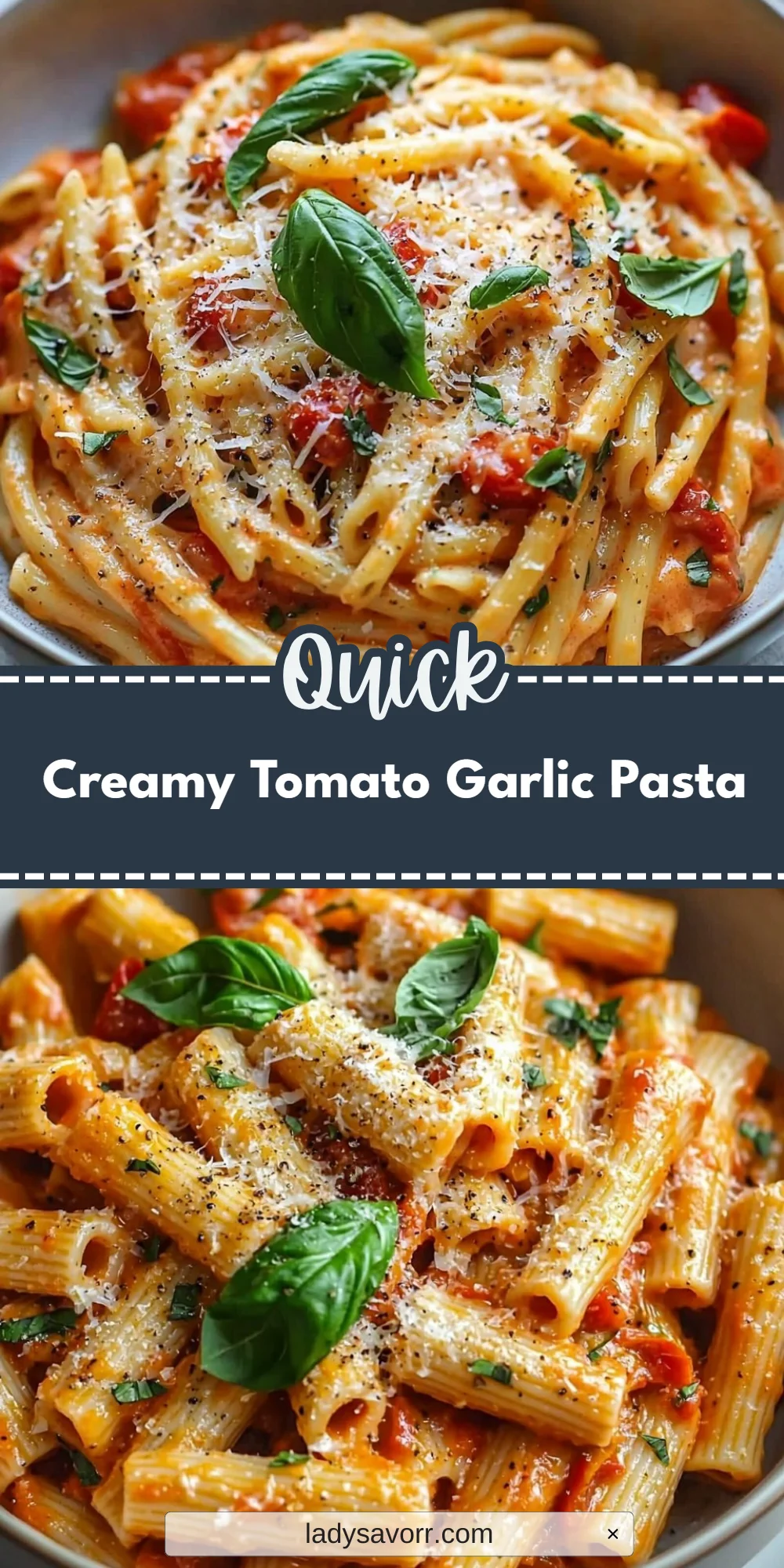 Creamy Tomato Garlic Pasta